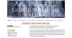 Desktop Screenshot of gorgewalkingwales.com